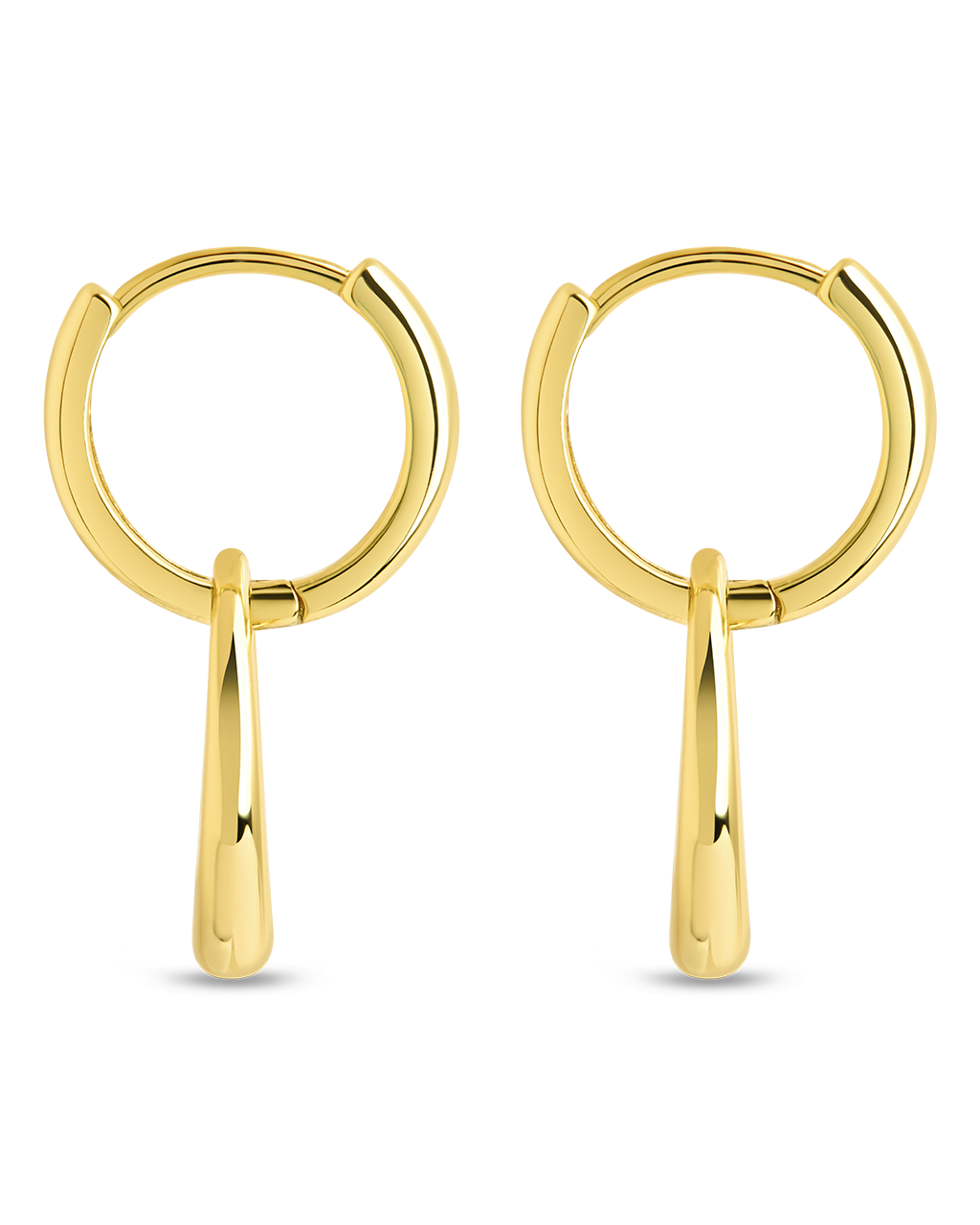 Tommy Link Drop Hoop Earrings