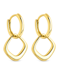 Tommy Link Drop Hoop Earrings