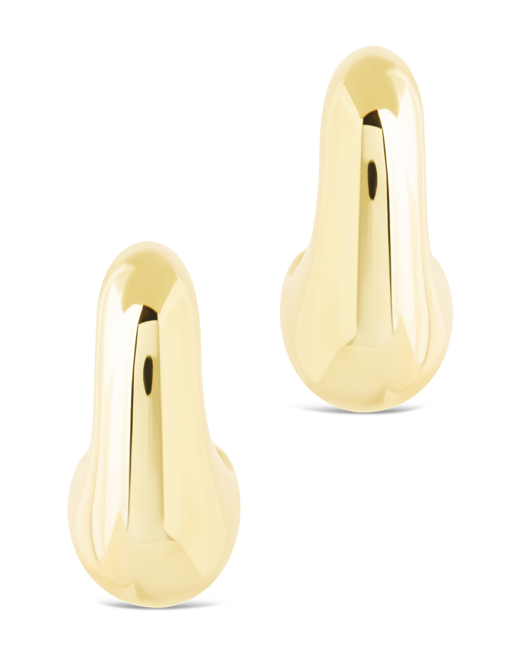 Demi Chunky Molten Metal Hoop Earrings