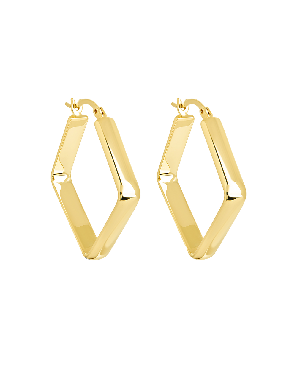 Layla Square Hoop Earrings