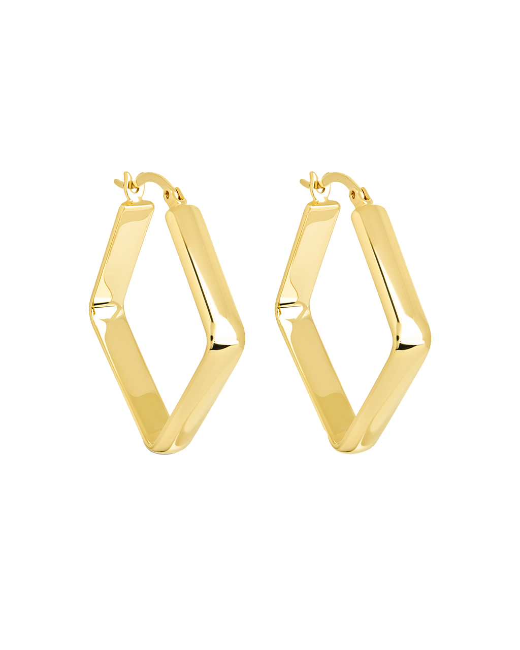 Layla Square Hoop Earrings
