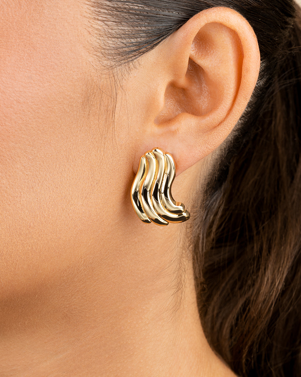 Sylvie Ripple Statement Studs