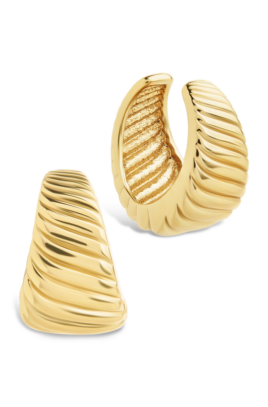 Beth Twisted Croissant Ear Cuff