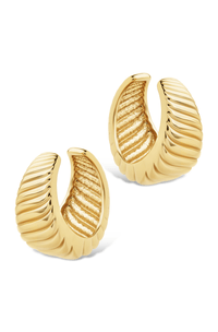 Beth Twisted Croissant Ear Cuff - Sterling Forever