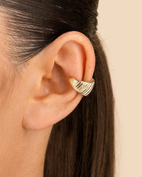 Beth Twisted Croissant Ear Cuff - Sterling Forever