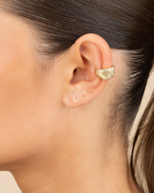 Beth Twisted Croissant Ear Cuff - Sterling Forever