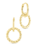 Hassie Delicate Twist Hoops - Sterling Forever