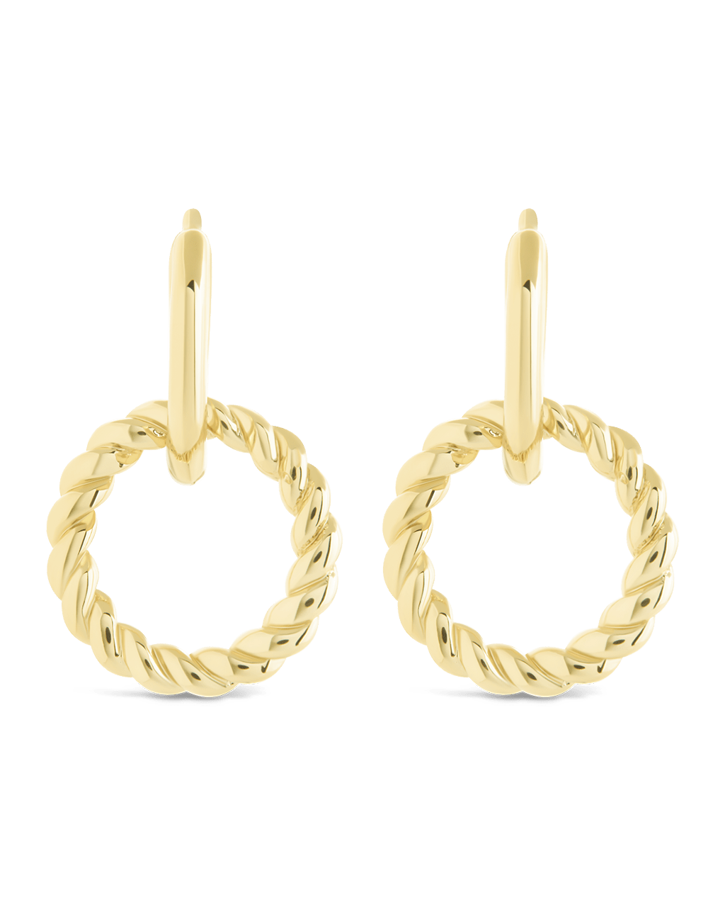 Hassie Delicate Twist Hoops - Sterling Forever