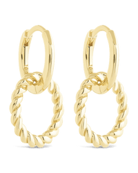 Hassie Delicate Twist Hoops - Sterling Forever