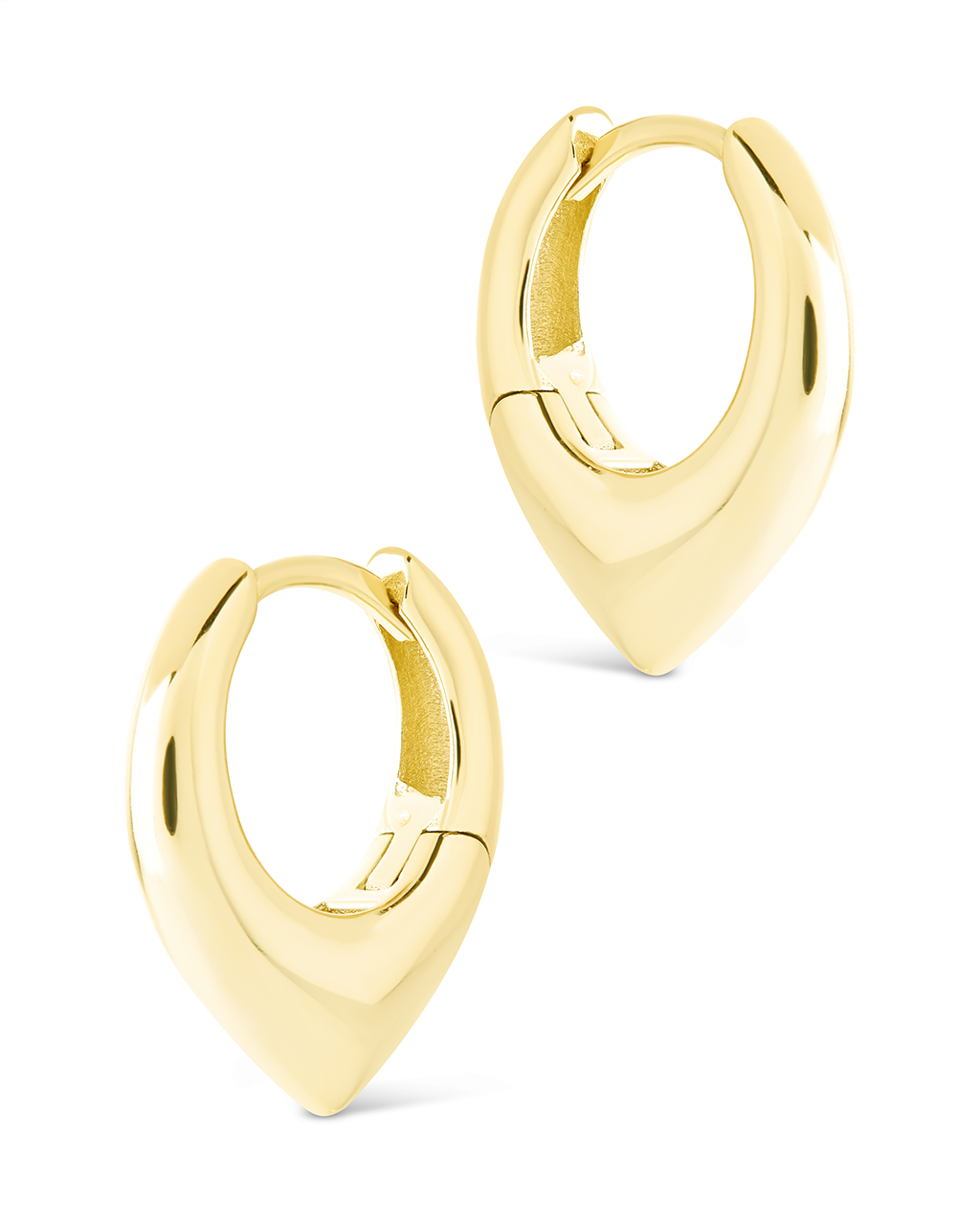 silver925］Wide hoop Pierce (Gold) – TRES