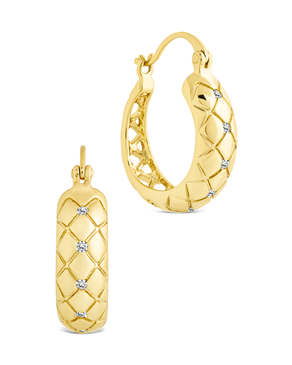 Tamryn Textured Hoops