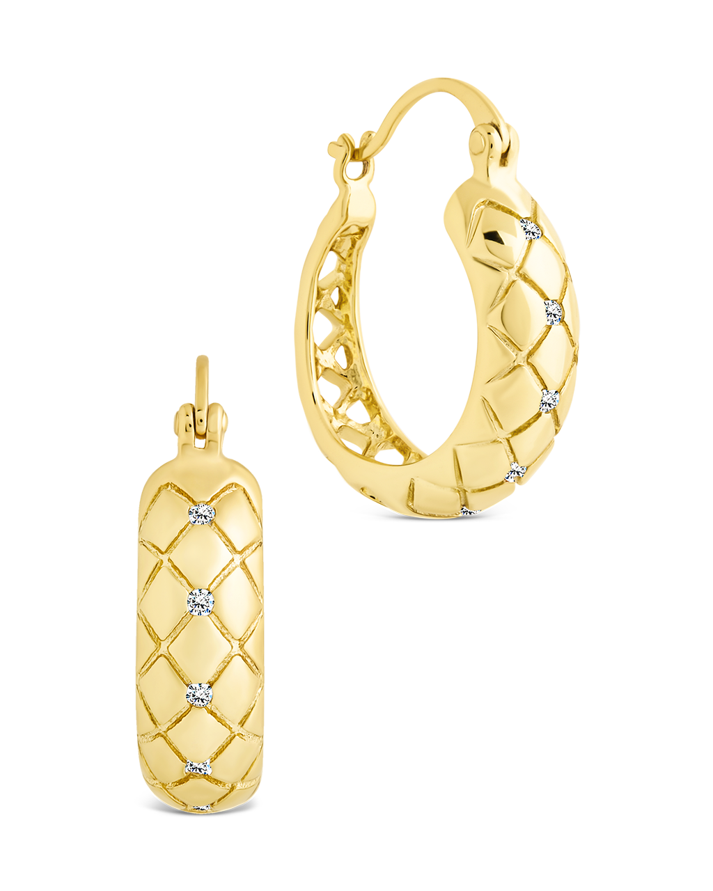 Tamryn Textured Hoops