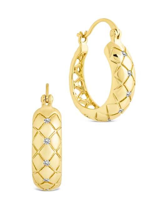 Tamryn Textured Hoops