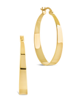 Henrietta Graduated Polished Hoop Earrings