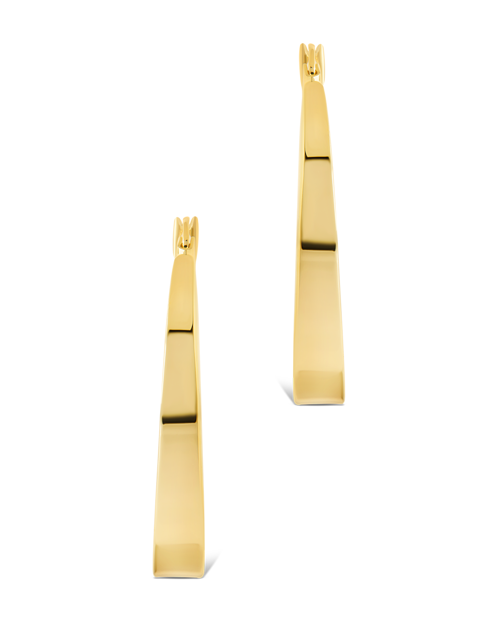 Henrietta Graduated Polished Hoop Earrings
