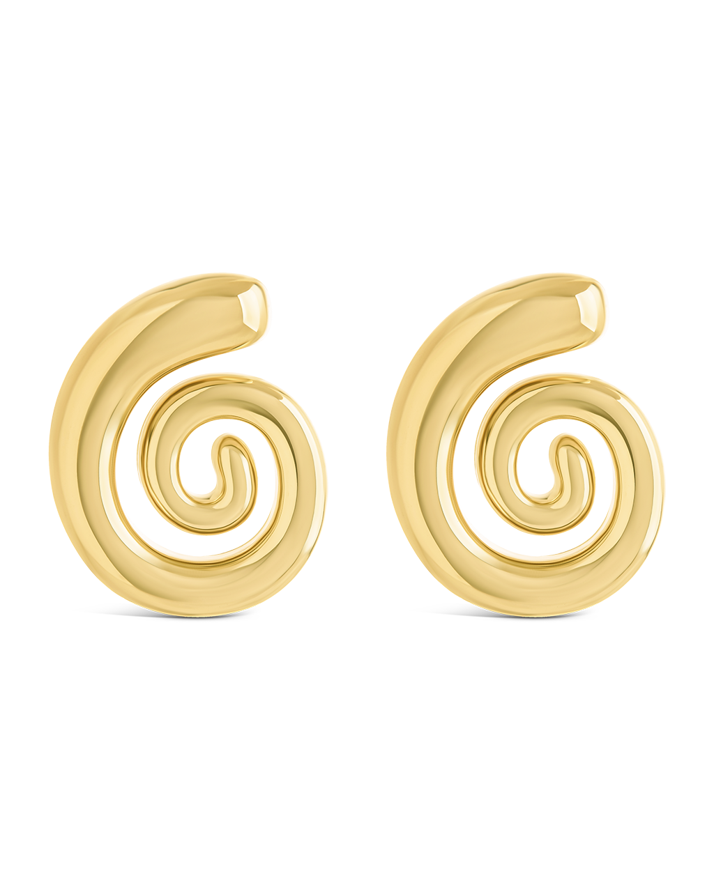 Celestia Swirl Stud Earrings