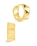 Ginevra Bolt Luxe Hoop Earrings