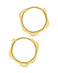 Ginevra Bolt Luxe Hoop Earrings