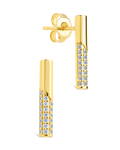 Colette Angular Accent Crawler Earrings