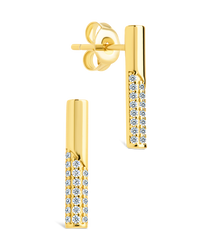 Colette Angular Accent Crawler Earrings