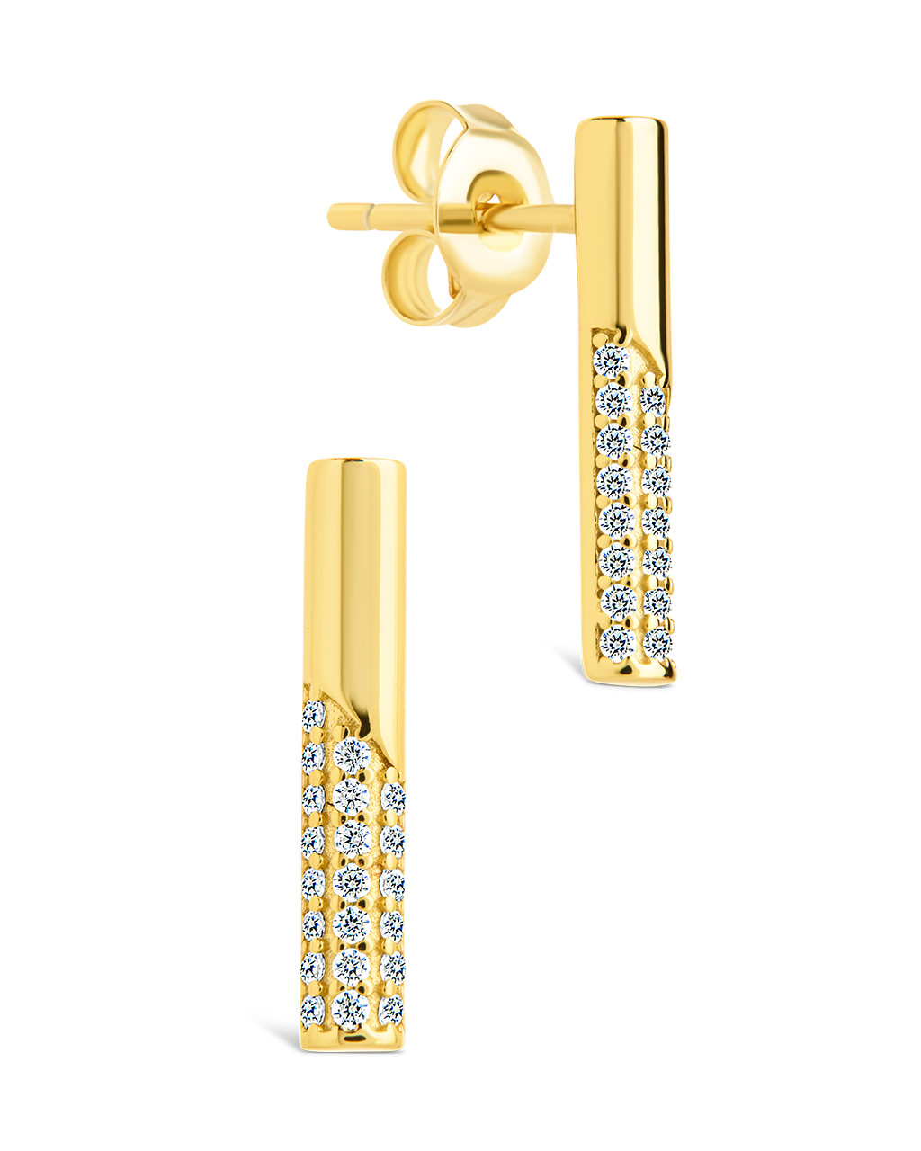 Colette Angular Accent Crawler Earrings