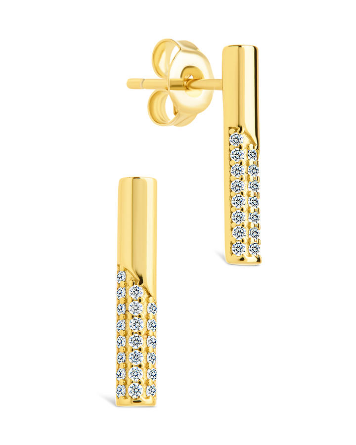 Colette Angular Accent Crawler Earrings