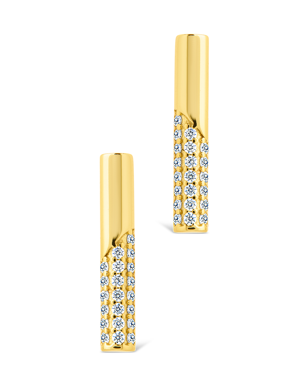 Colette Angular Accent Crawler Earrings