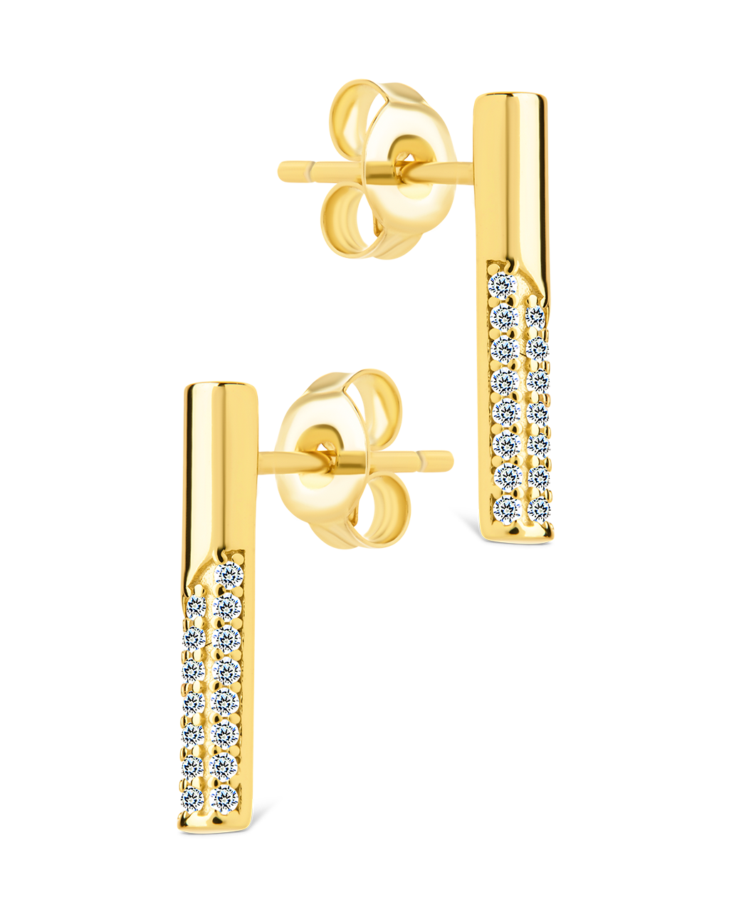 Colette Angular Accent Crawler Earrings