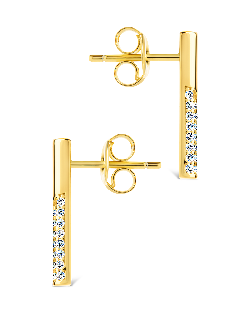 Colette Angular Accent Crawler Earrings