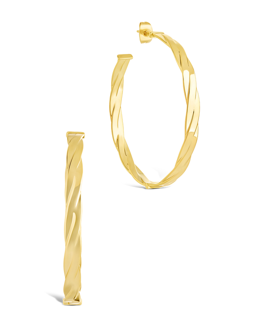 Temperance Braided Hoops