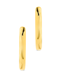 Carmen Polished Infinity Micro Hoops