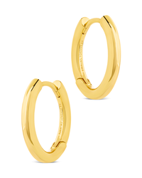 Carmen Polished Infinity Micro Hoops