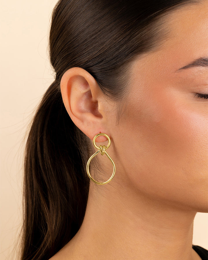Aubree Twist Knot Dangle Earrings