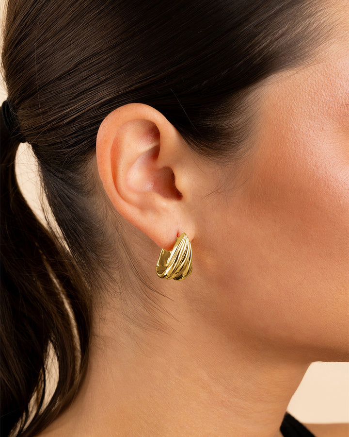 Anouk Braided Twist Hoops
