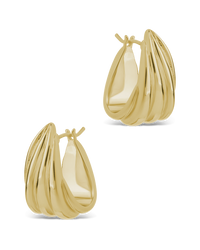 Anouk Braided Twist Hoops