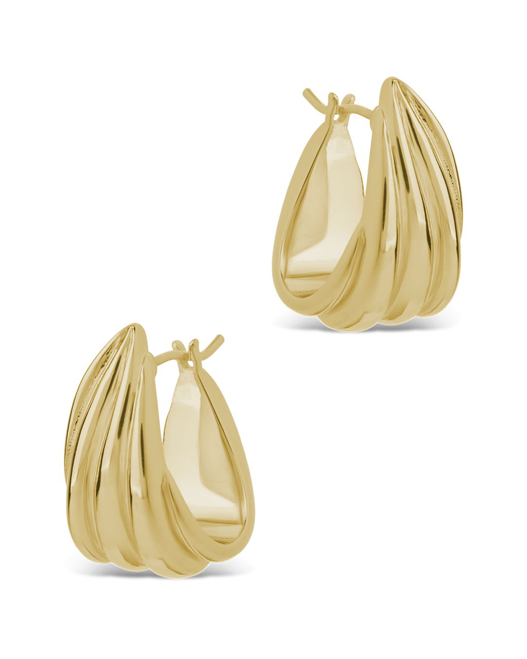 Anouk Braided Twist Hoops