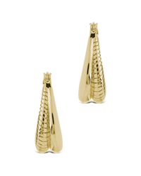 Athena Ribbed Hoops