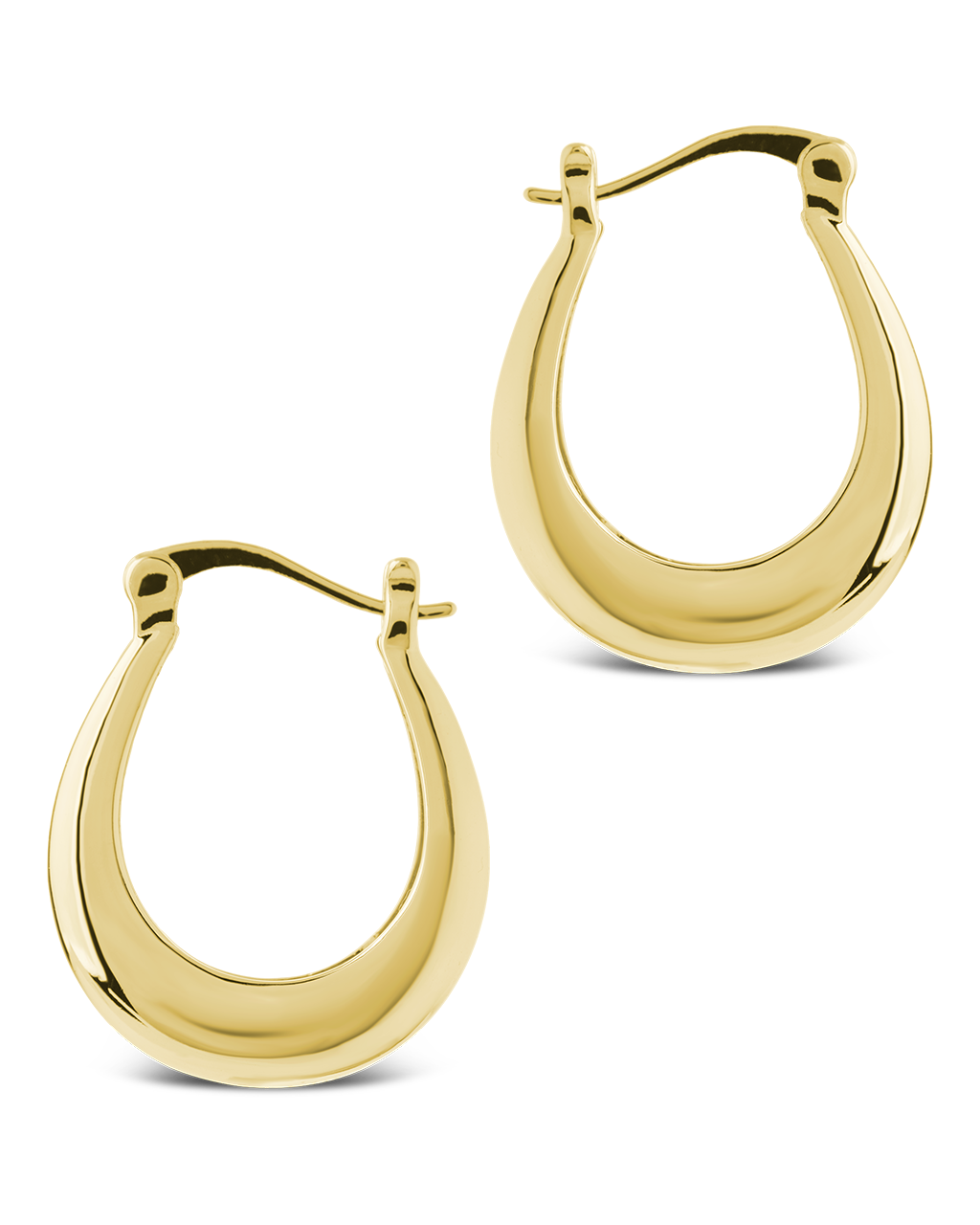 Athena Ribbed Hoops