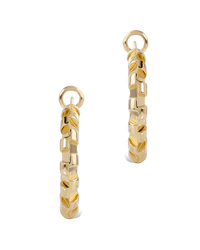 Harlee Geometric Link Hoops