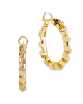 Harlee Geometric Link Hoops