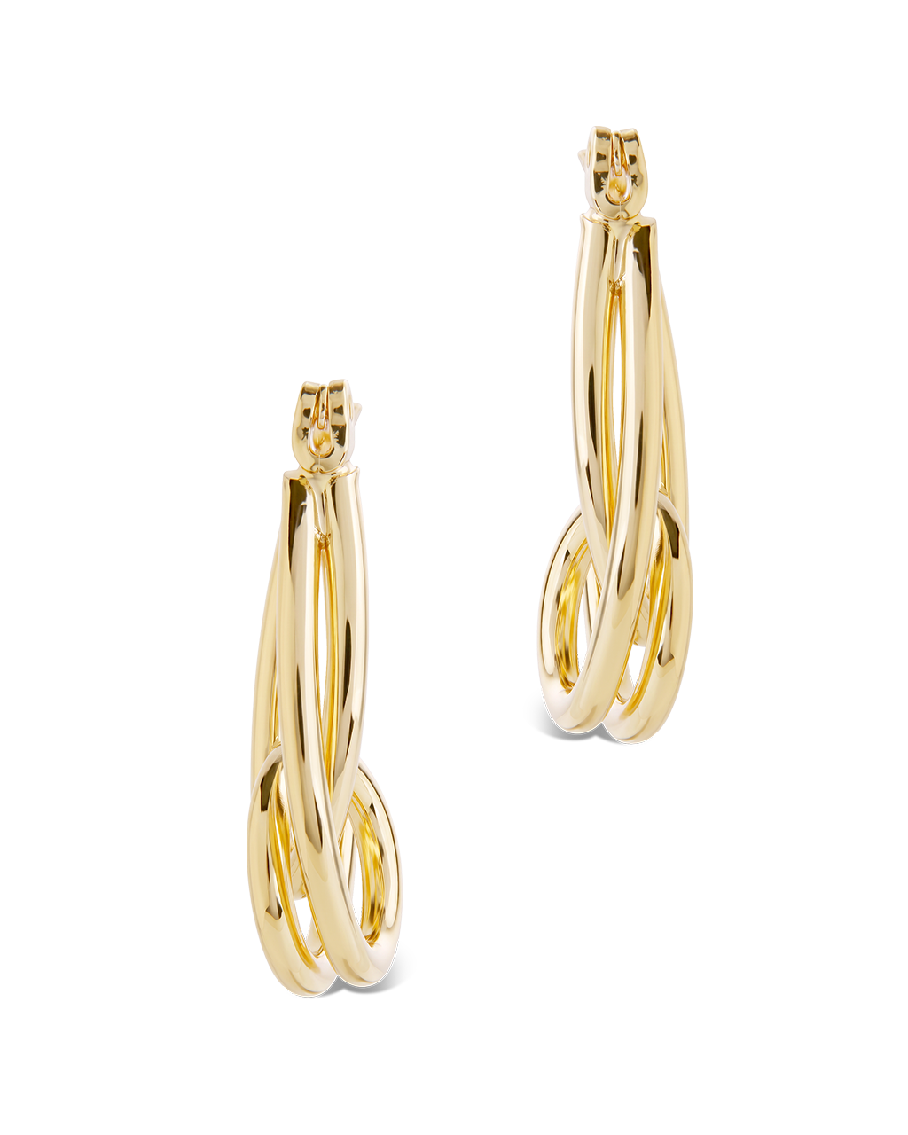 Hayden Sculpted Wave Hoops