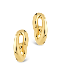 Kaia Melted Curve Hoop Earrings