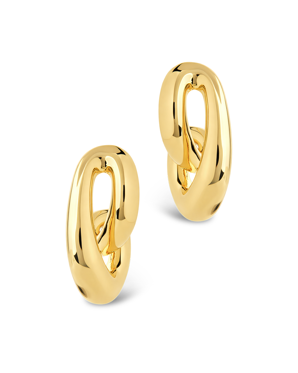 Kaia Melted Curve Hoop Earrings