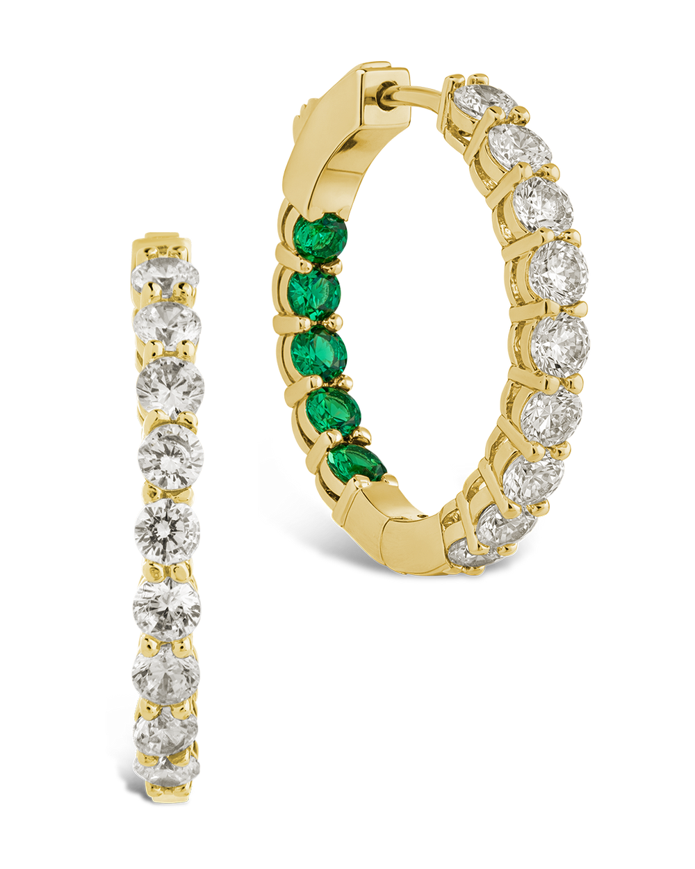 Karsyn Emerald Classic Hoops