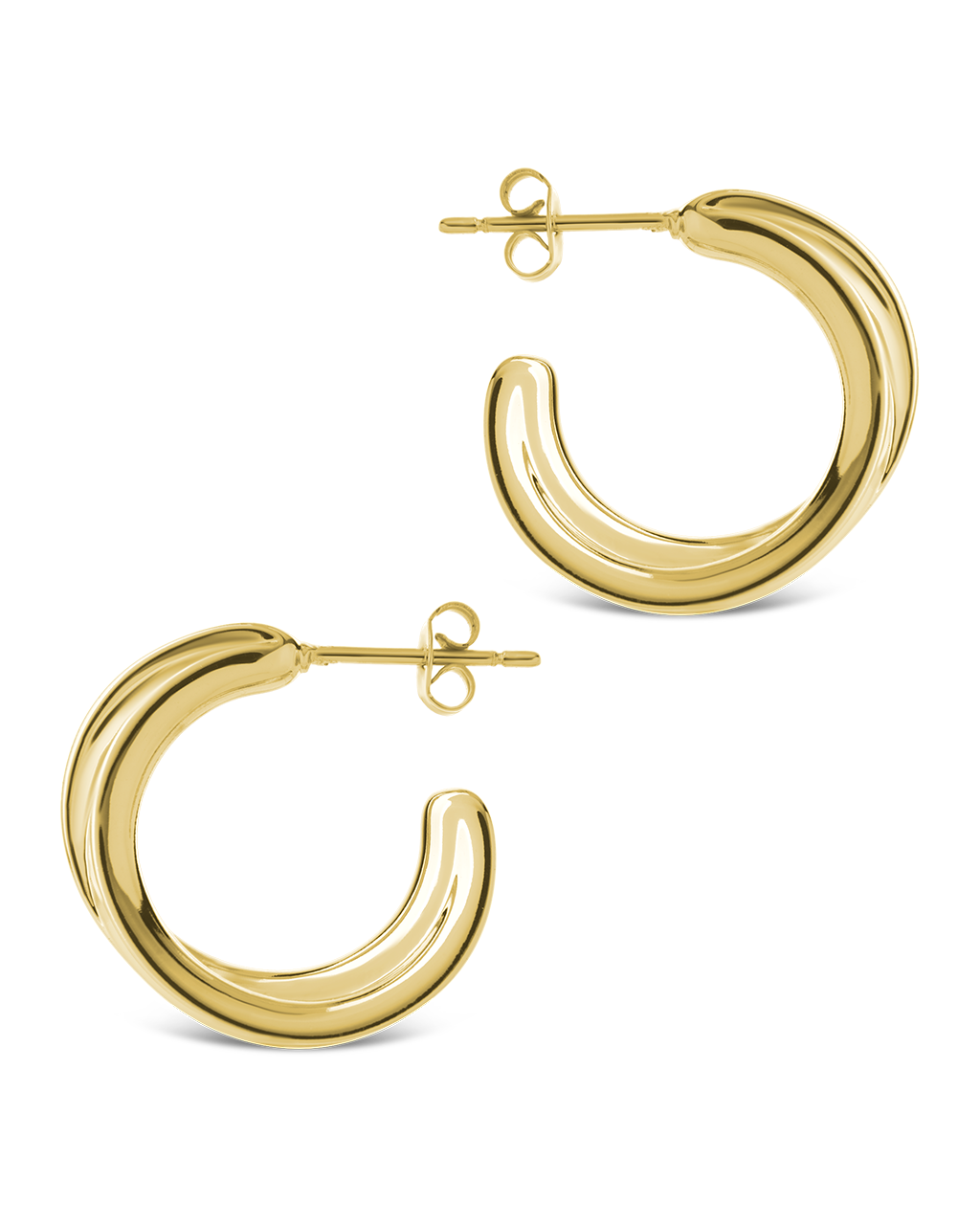 Kassidy Double Curve Bold Hoops