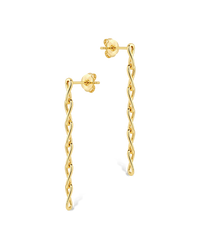Winter Polished Drop Earrings