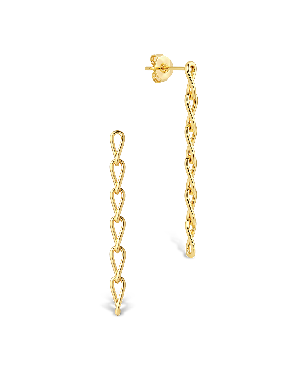 Winter Polished Drop Earrings