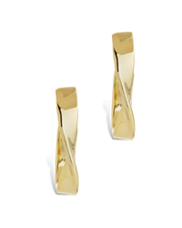 Wide Tube Hoop Earrings