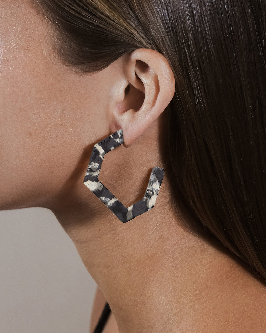 Resin Hex Hoops