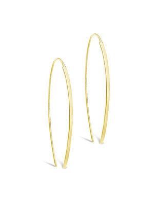 Sterling Silver Bar Threader Earrings